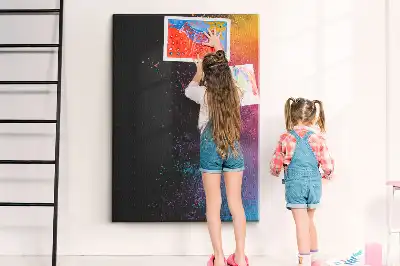 Tablica korkowa Barwny proszek