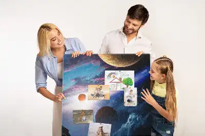 Tablica korkowa Uniwersum galaktyka