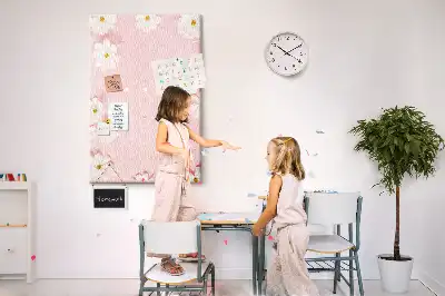 Kolorowa tablica korkowa Polne stokrotki