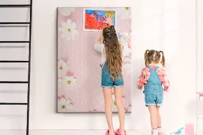 Kolorowa tablica korkowa Polne stokrotki