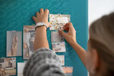 Tablica korkowa kolorowa Geometryczna abstrakcja
