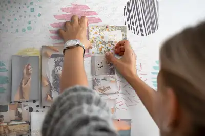 Kolorowa tablica korkowa Kolorowe okręgi