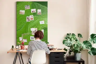 Tablica korkowa z nadrukiem Fale abstrakcyjne