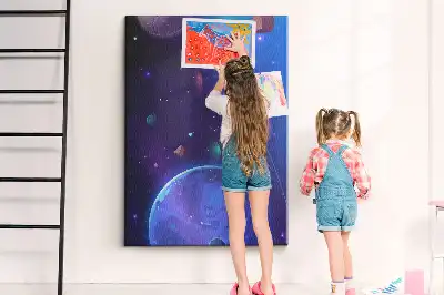 Tablica korkowa Kosmiczna sztuka