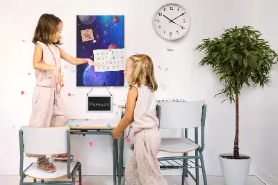 Tablica korkowa Kosmiczna sztuka
