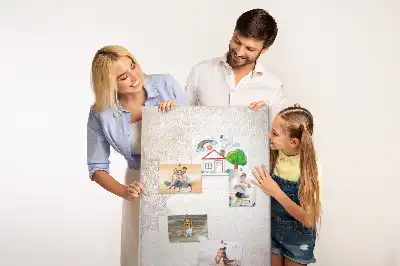Tablica korkowa z wzorem mandali