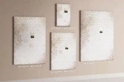 Tablica korkowa z wzorem mandali