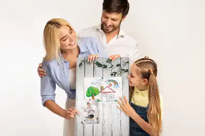 Tablica korkowa z paneli drewnianych