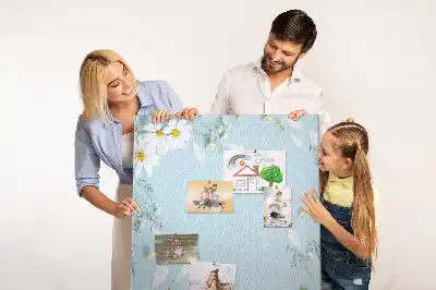 Tablica korkowa Kwiaty na brzegach