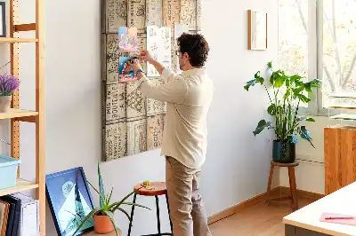 Tablica korkowa z motywem korków od wina