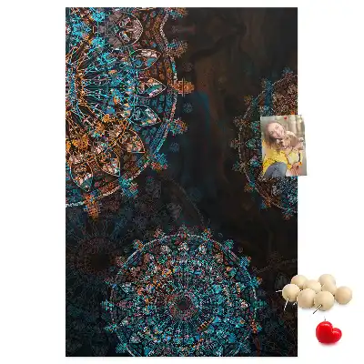 Ozdobna tablica korkowa Mandala