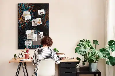 Ozdobna tablica korkowa Mandala