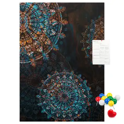 Ozdobna tablica korkowa Mandala