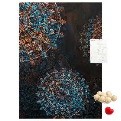 Ozdobna tablica korkowa Mandala