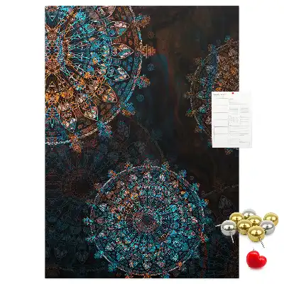 Ozdobna tablica korkowa Mandala