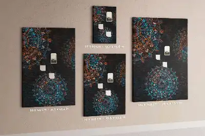 Ozdobna tablica korkowa Mandala
