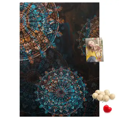 Ozdobna tablica korkowa Mandala