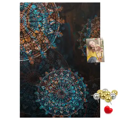 Ozdobna tablica korkowa Mandala