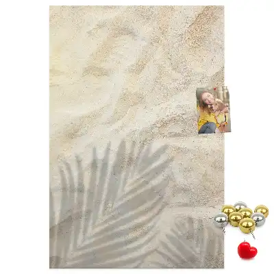 Tablica korkowa Letni piasek plażowy