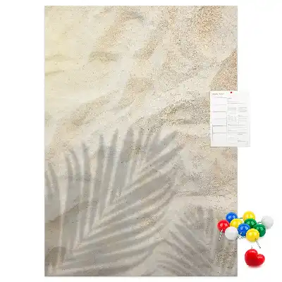Tablica korkowa Letni piasek plażowy