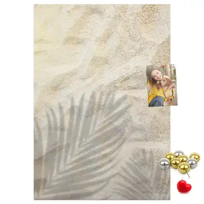 Tablica korkowa Letni piasek plażowy