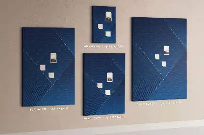 Tablica korkowa kolorowa Ornamentowy wzór