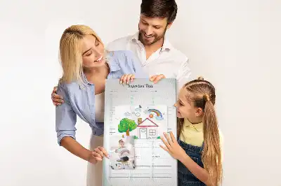 Kolorowa tablica korkowa Kluczowe daty