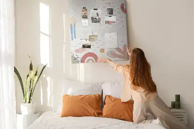 Kolorowa tablica korkowa Plan na dziś