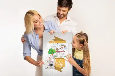 Kolorowa tablica korkowa z hasłem motywacyjnym