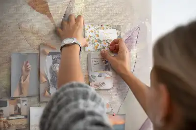 Tablica korkowa z nadrukiem Roślinna akwarela