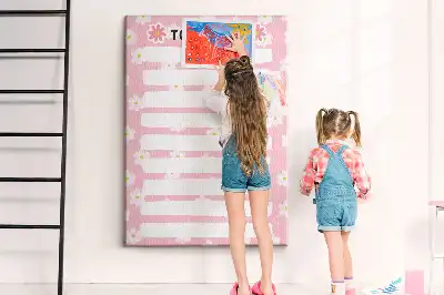 Tablica korkowa z nadrukiem Lista zadań