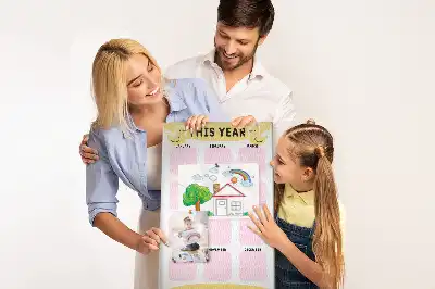 Tablica korkowa Roczny kalendarz