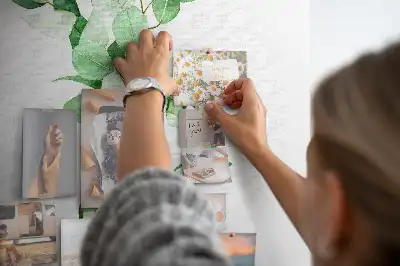 Tablica korkowa Gałązka z listkami