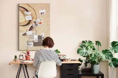 Tablica korkowa Wakacyjny piasek z podróży