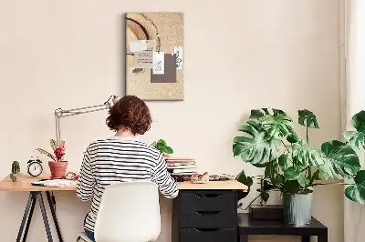 Tablica korkowa Wakacyjny piasek z podróży