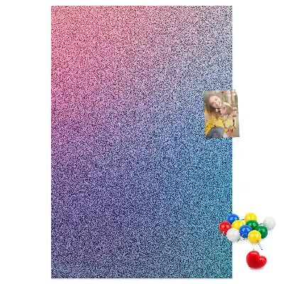 Kolorowa tablica korkowa Abstrakcyjny gradient