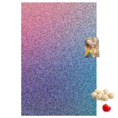 Kolorowa tablica korkowa Abstrakcyjny gradient