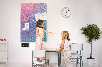 Kolorowa tablica korkowa Abstrakcyjny gradient