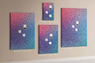 Kolorowa tablica korkowa Abstrakcyjny gradient