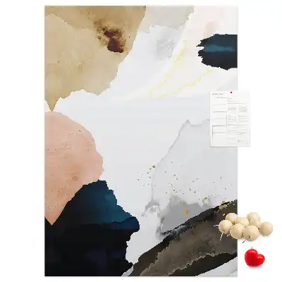 Tablica korkowa Akwarelowa abstrakcja