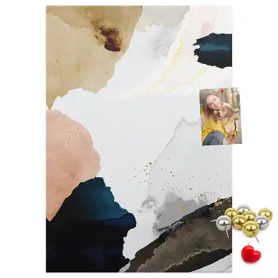 Tablica korkowa Akwarelowa abstrakcja