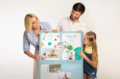 Tablica korkowa z motywem galaktyki
