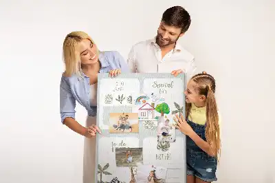 Tablica korkowa z planerem zadań