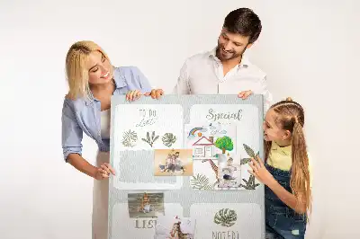 Tablica korkowa z planerem zadań