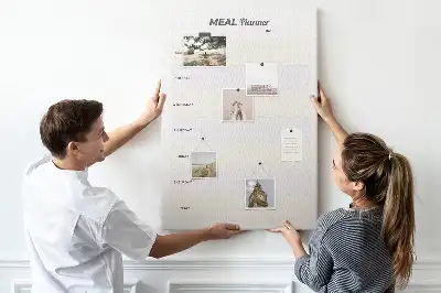 Tablica korkowa z nadrukiem Planowanie menu
