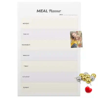 Tablica korkowa z nadrukiem Planowanie menu