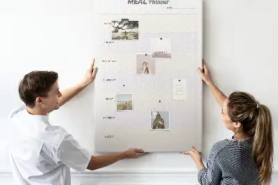 Tablica korkowa z nadrukiem Planowanie menu