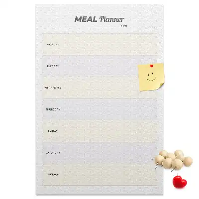 Tablica korkowa z nadrukiem Planowanie menu