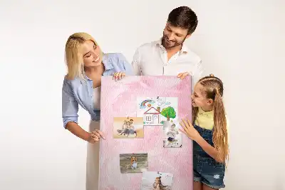 Tablica korkowa z nadrukiem Subtelne pióra
