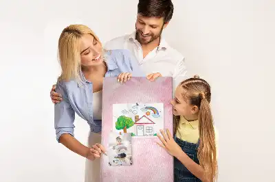 Tablica korkowa z nadrukiem Subtelne pióra